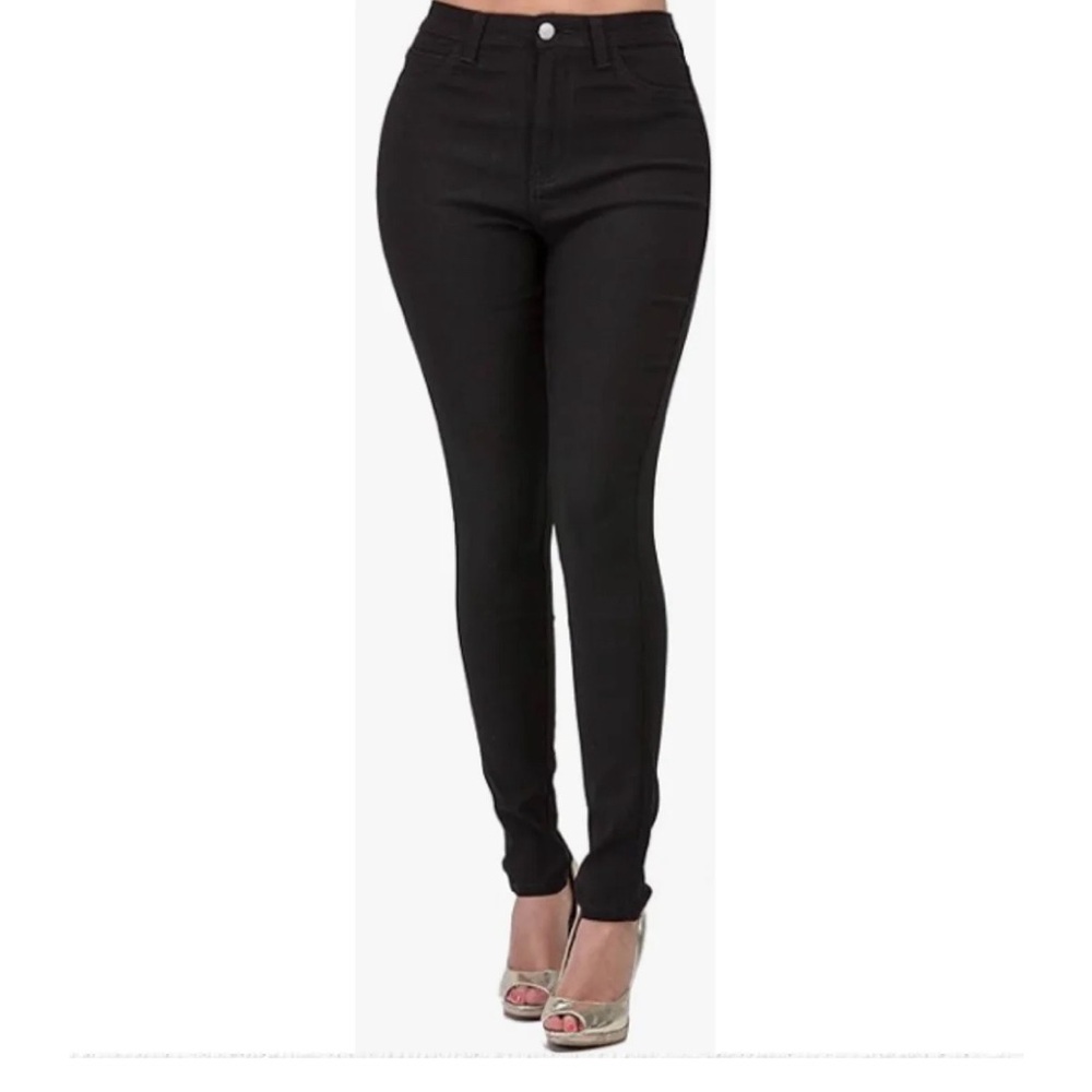 Black High Waisted Denim Jeans